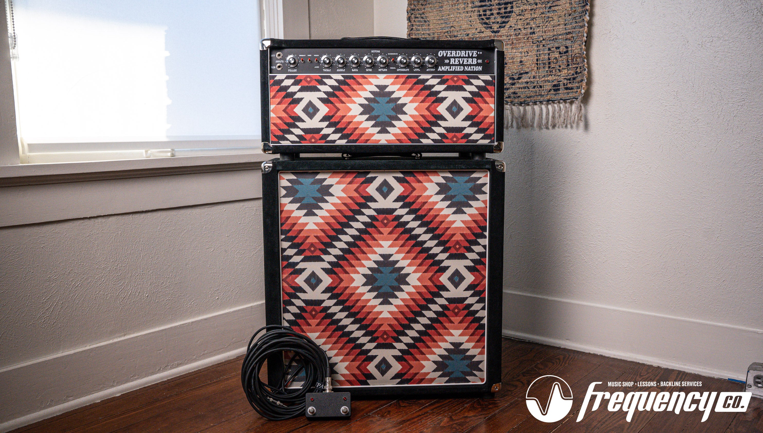 Amplified Nation Overdrive Reverb Amplifier and Matching Cabinet - 2024