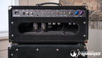 Amplified Nation Overdrive Reverb 50 Watt Guitar Amplifier and Matching Cabinet in Black Suede and Aztec - 2024