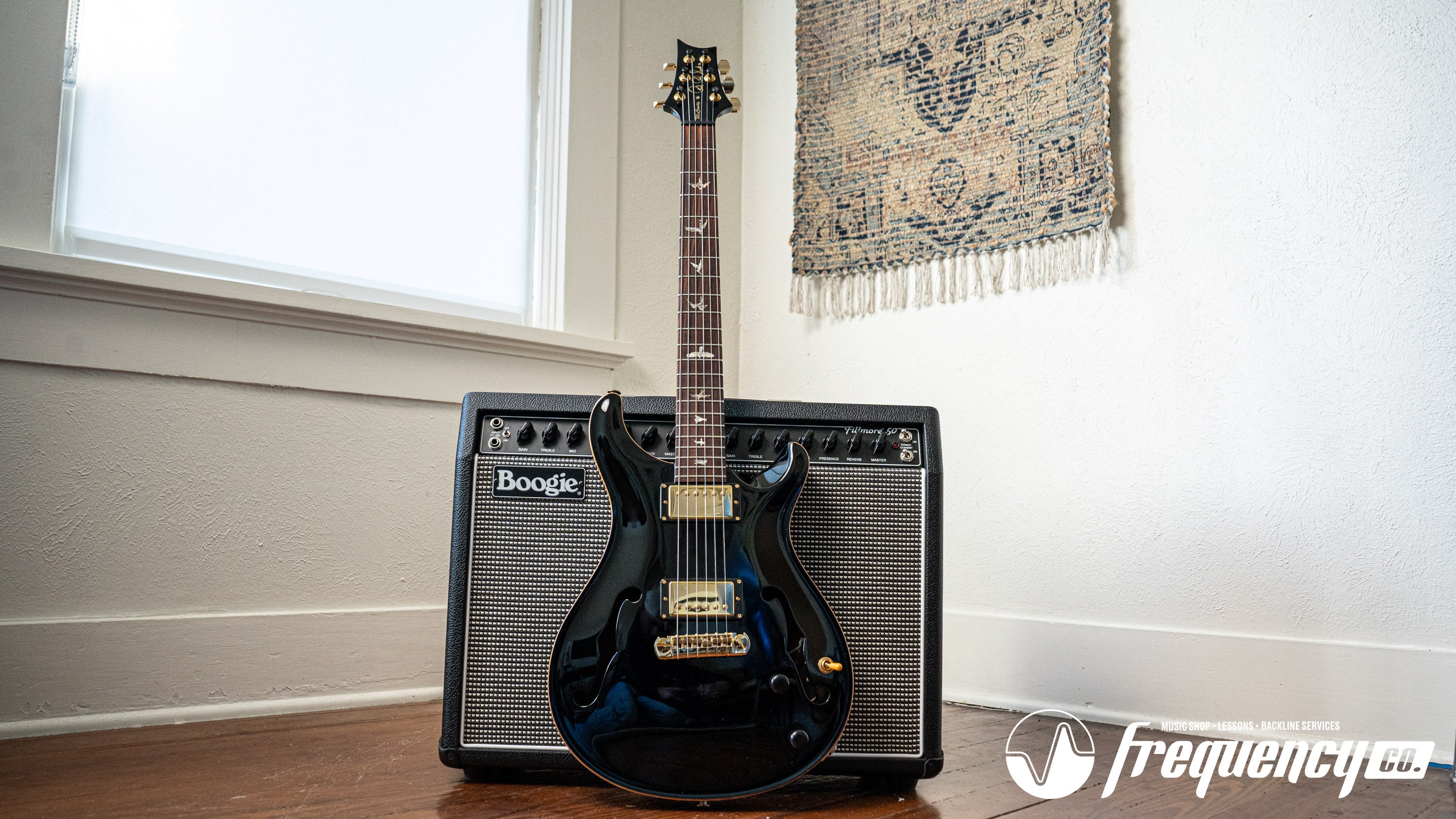 PRS McCarty I Hollowbody Spruce Top in Black with upgraded Ron Ellis Pickups - 2004