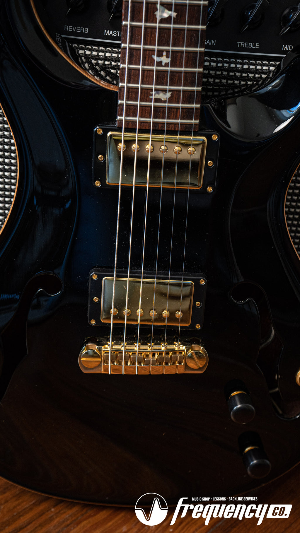 PRS McCarty I Hollowbody Spruce Top in Black with upgraded Ron Ellis Pickups - 2004