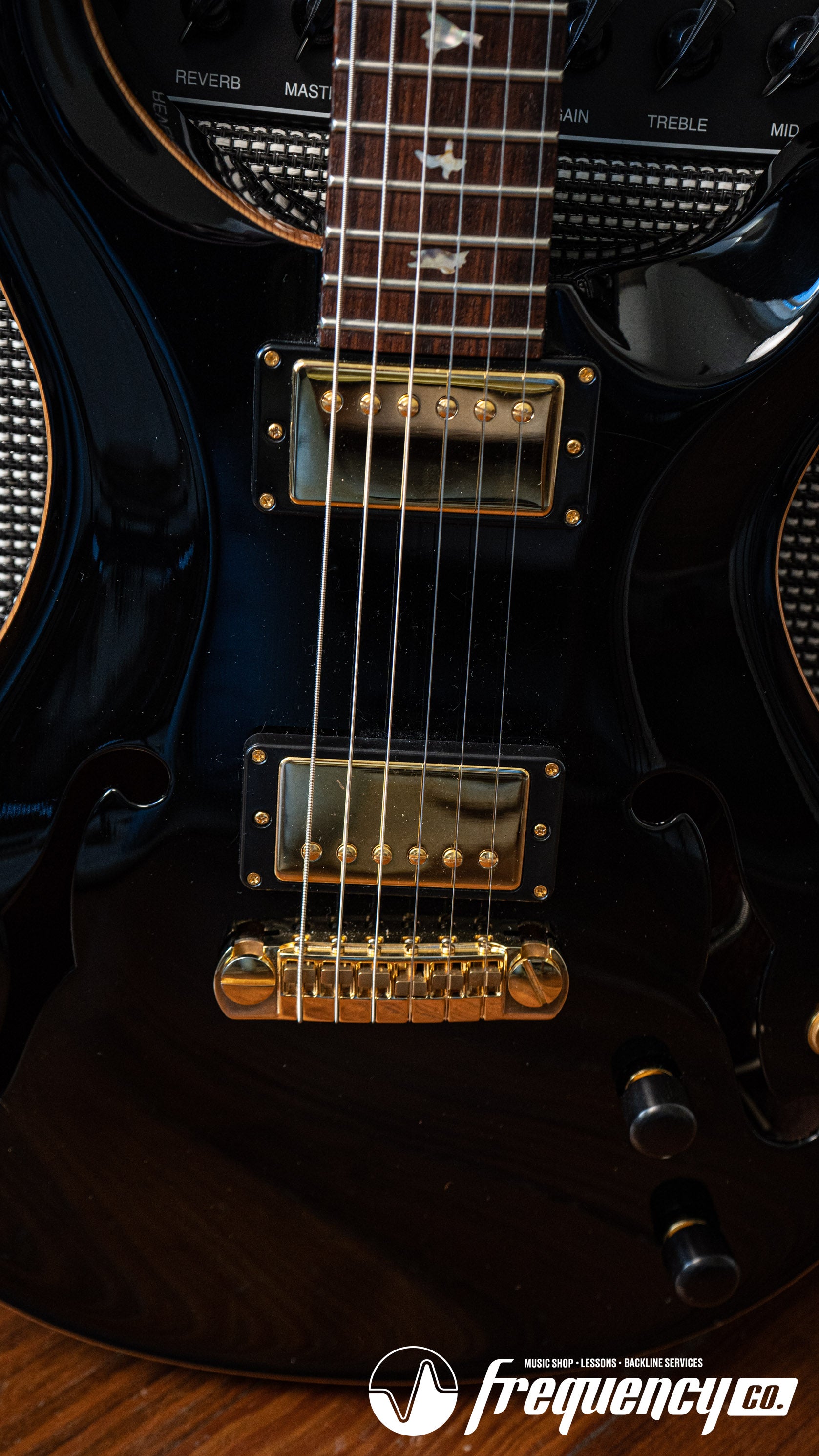 PRS McCarty I Hollowbody Spruce Top in Black with upgraded Ron Ellis Pickups - 2004