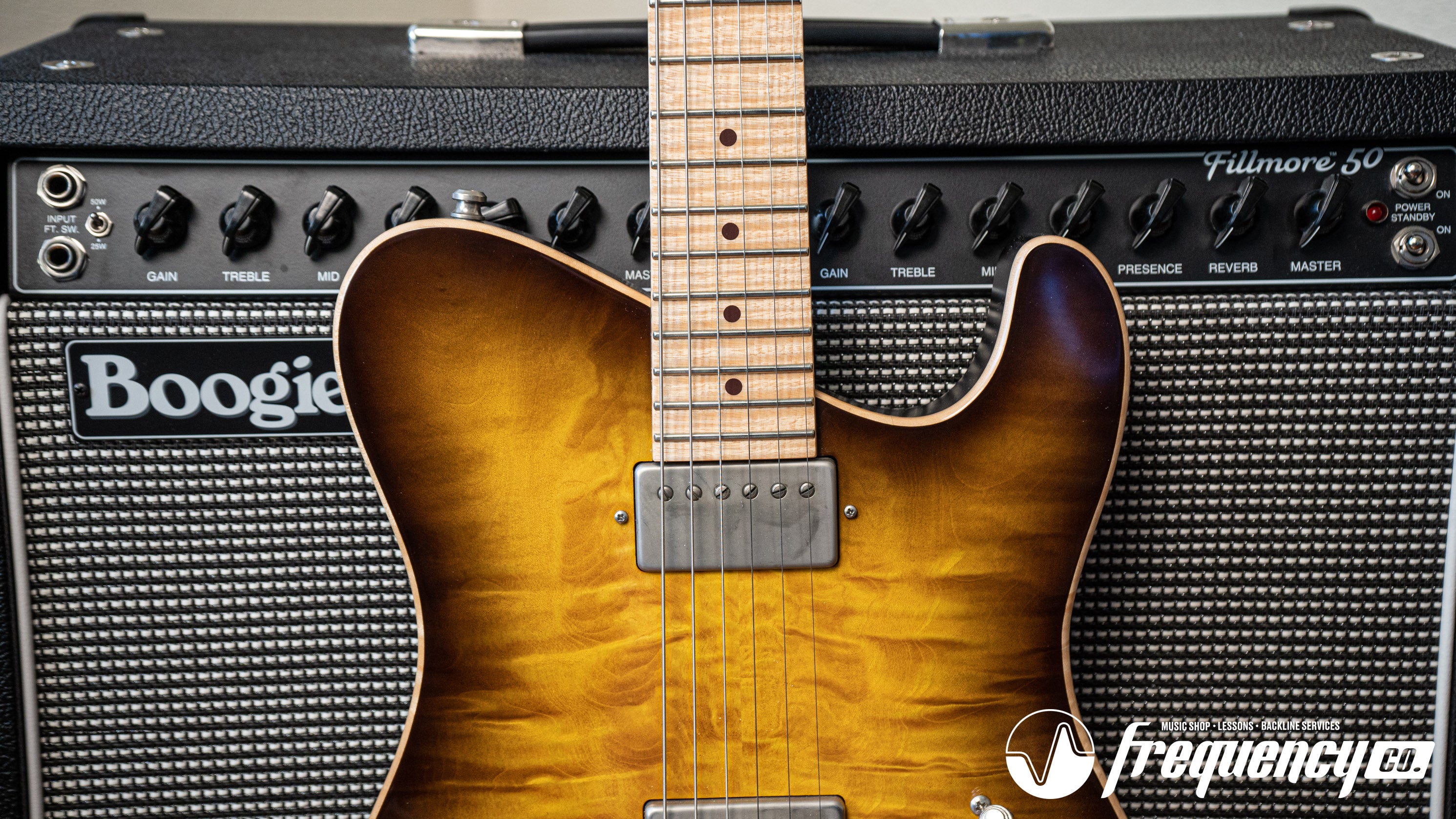 Tausch 665 Raw Deluxe NAMM Sample in 2 Tone Lemon Dark Brown Burst- 2017