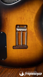 Tausch 665 Raw Deluxe NAMM Sample in 2 Tone Lemon Dark Brown Burst- 2017