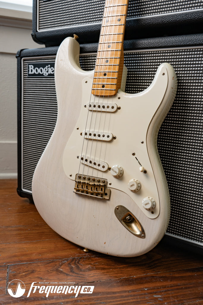 Fender Custom Shop Limited Edition 1956 Stratocaster in White Blonde with a AA Flamed Maple Neck - 2011
