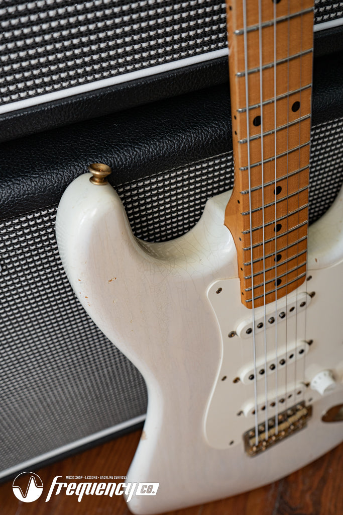 Fender Custom Shop Limited Edition 1956 Stratocaster in White Blonde with a AA Flamed Maple Neck - 2011