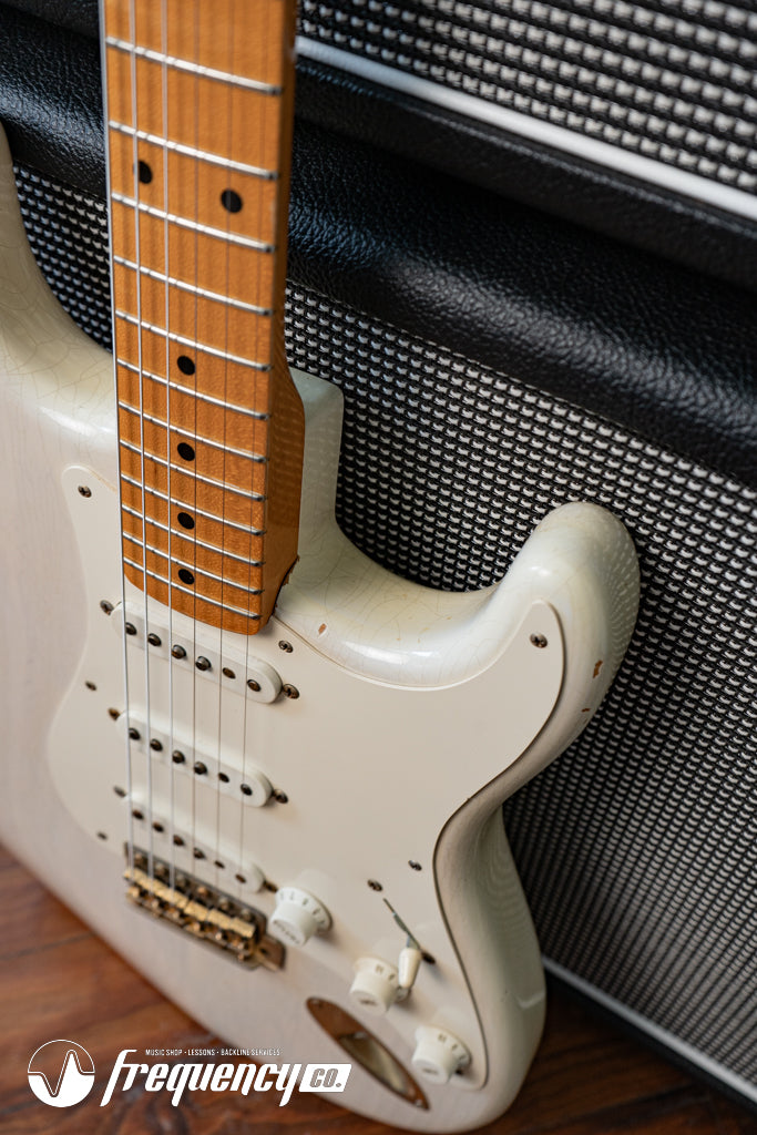 Fender Custom Shop Limited Edition 1956 Stratocaster in White Blonde with a AA Flamed Maple Neck - 2011