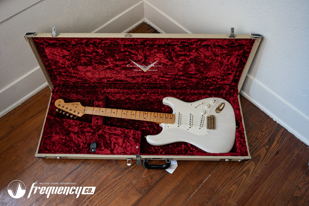 Fender Custom Shop Limited Edition 1956 Stratocaster in White Blonde with a AA Flamed Maple Neck - 2011