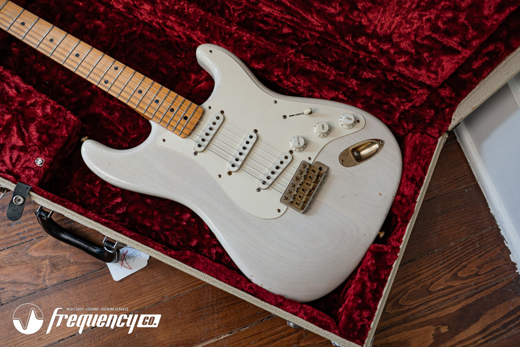 Fender Custom Shop Limited Edition 1956 Stratocaster in White Blonde with a AA Flamed Maple Neck - 2011