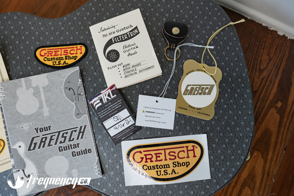 Gretsch USA Custom Shop G6134CS Penguin Relic Masterbuilt by Chad Henrichsen - Silver Sparkle (738)