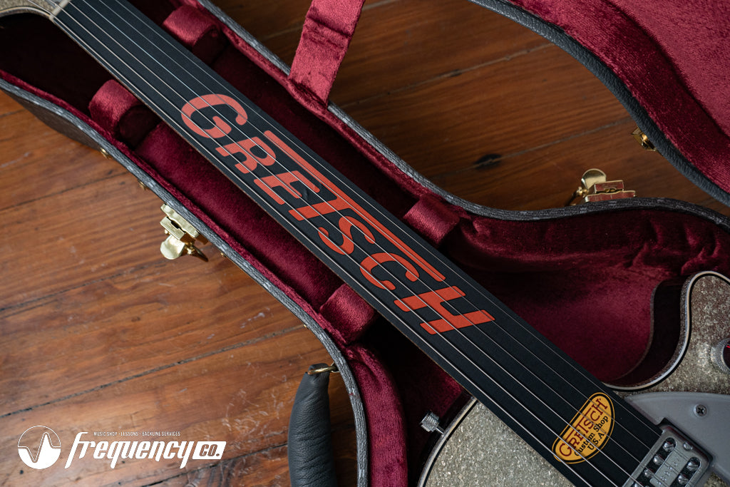 Gretsch USA Custom Shop G6134CS Penguin Relic Masterbuilt by Chad Henrichsen - Silver Sparkle (738)