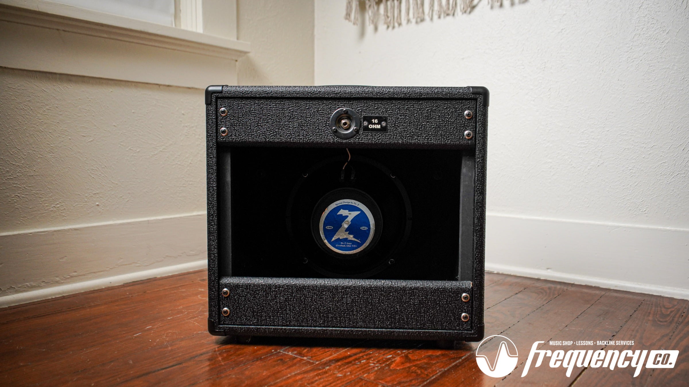 Dr. Z 1x12 16ohm Open Back Cab with a Dr. Z Blue Back Speaker