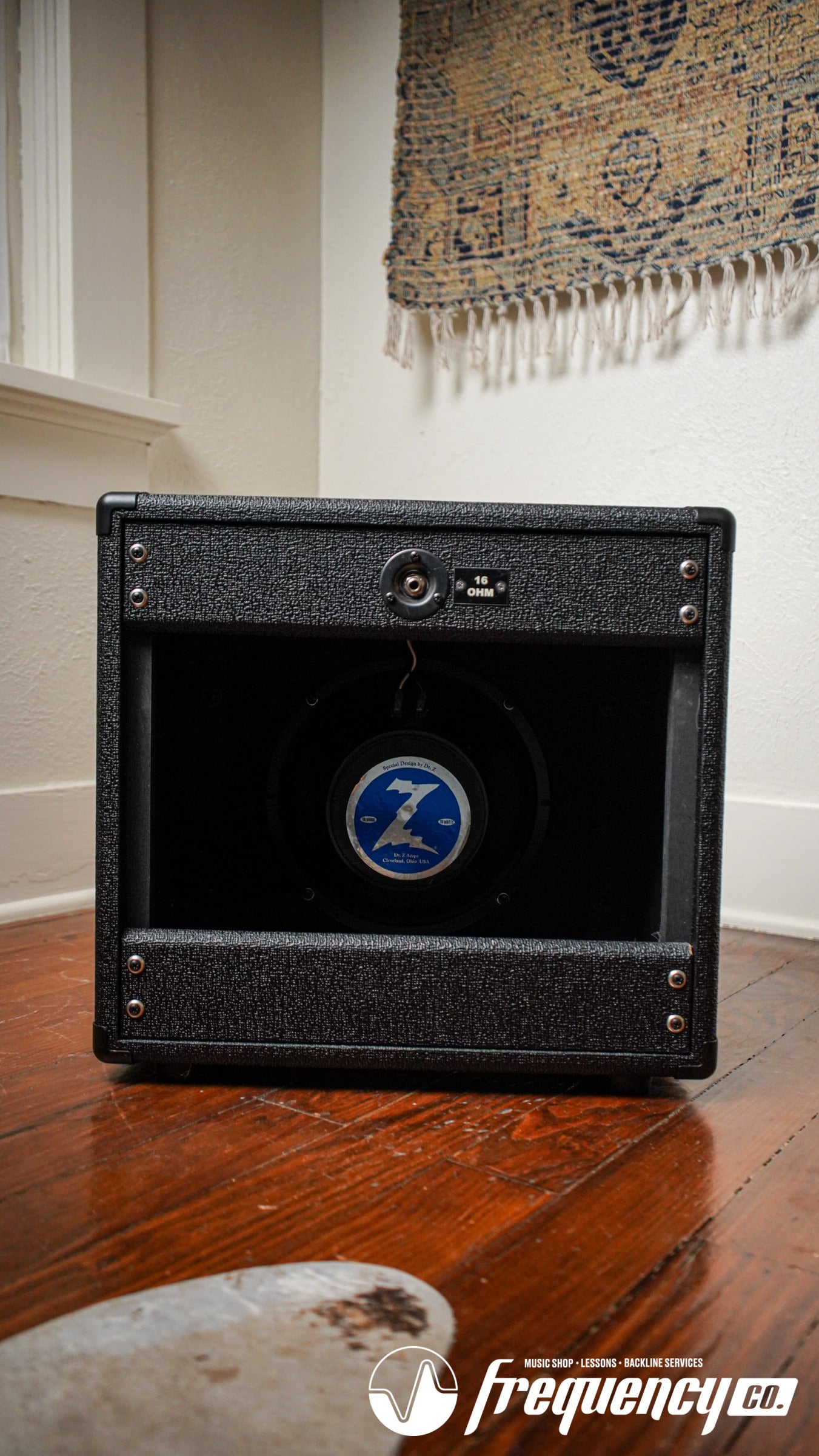 Dr. Z 1x12 16ohm Open Back Cab with a Dr. Z Blue Back Speaker