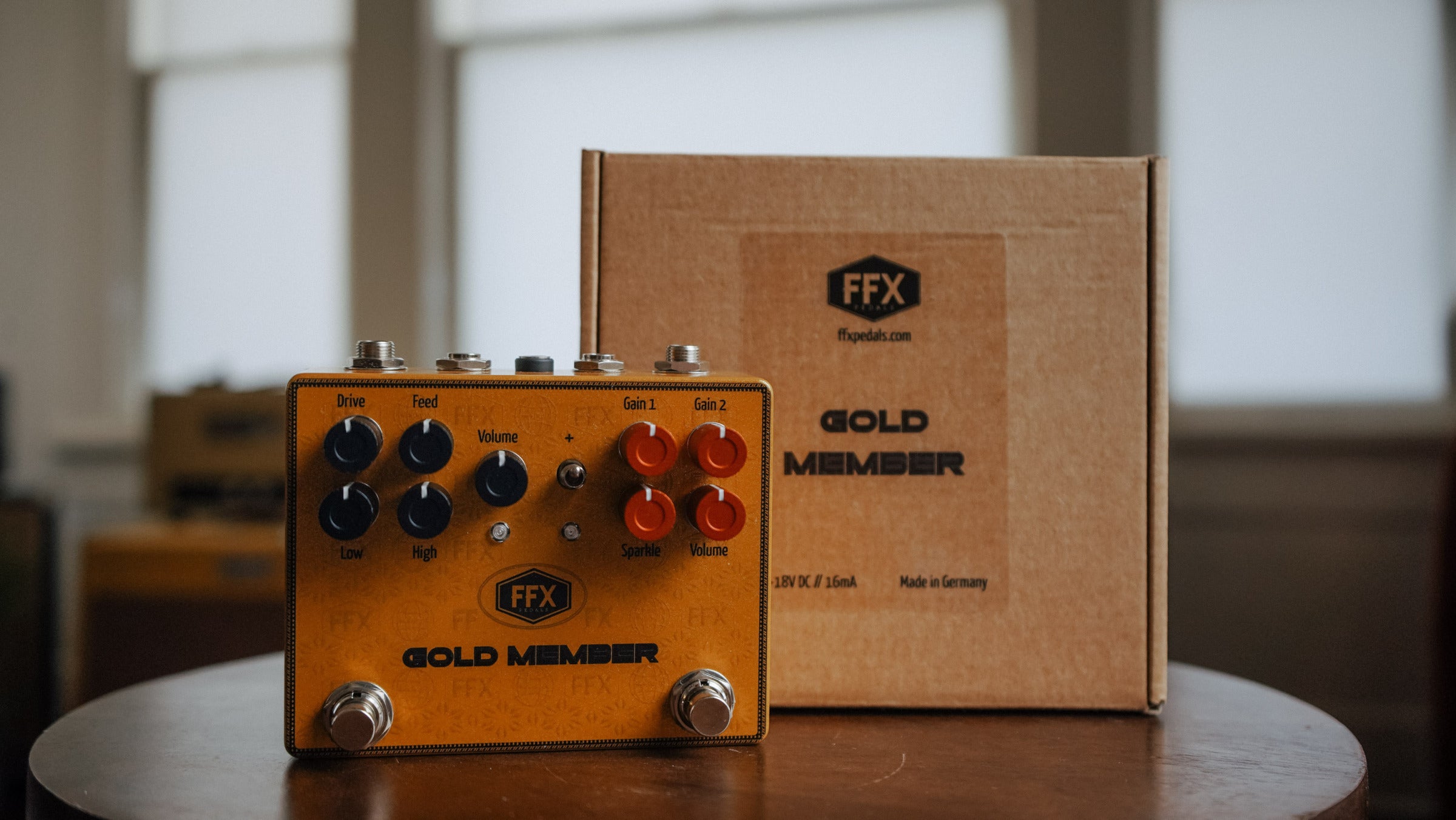 FFX Pedals Gold Member Dual Overdrive