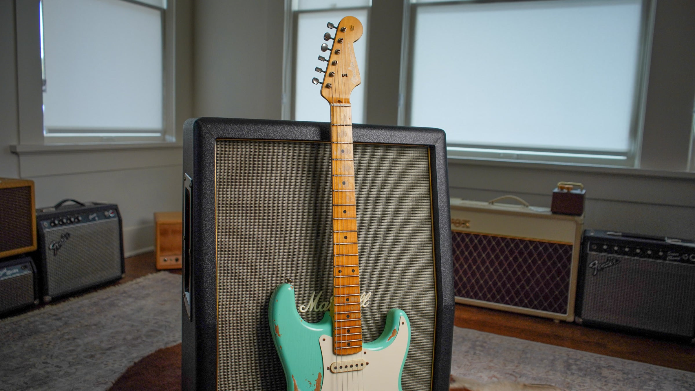 Fender Custom Shop Limited Edition 1956 Stratocaster Heavy Relic in Seafoam Green - 2020