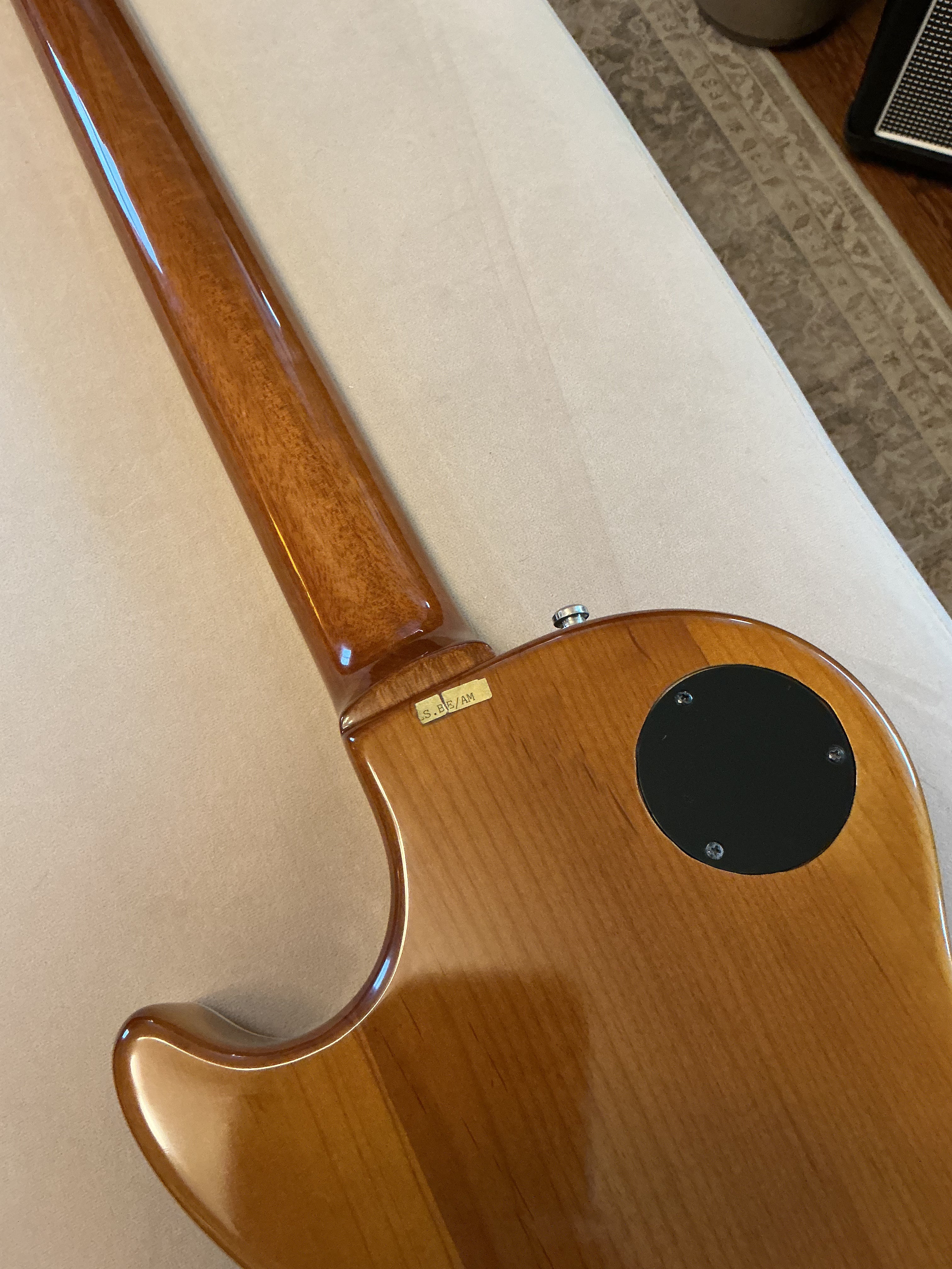 Epiphone Les Paul with Birdseye Maple Top in Custom Orange Crush Finish - 90’s