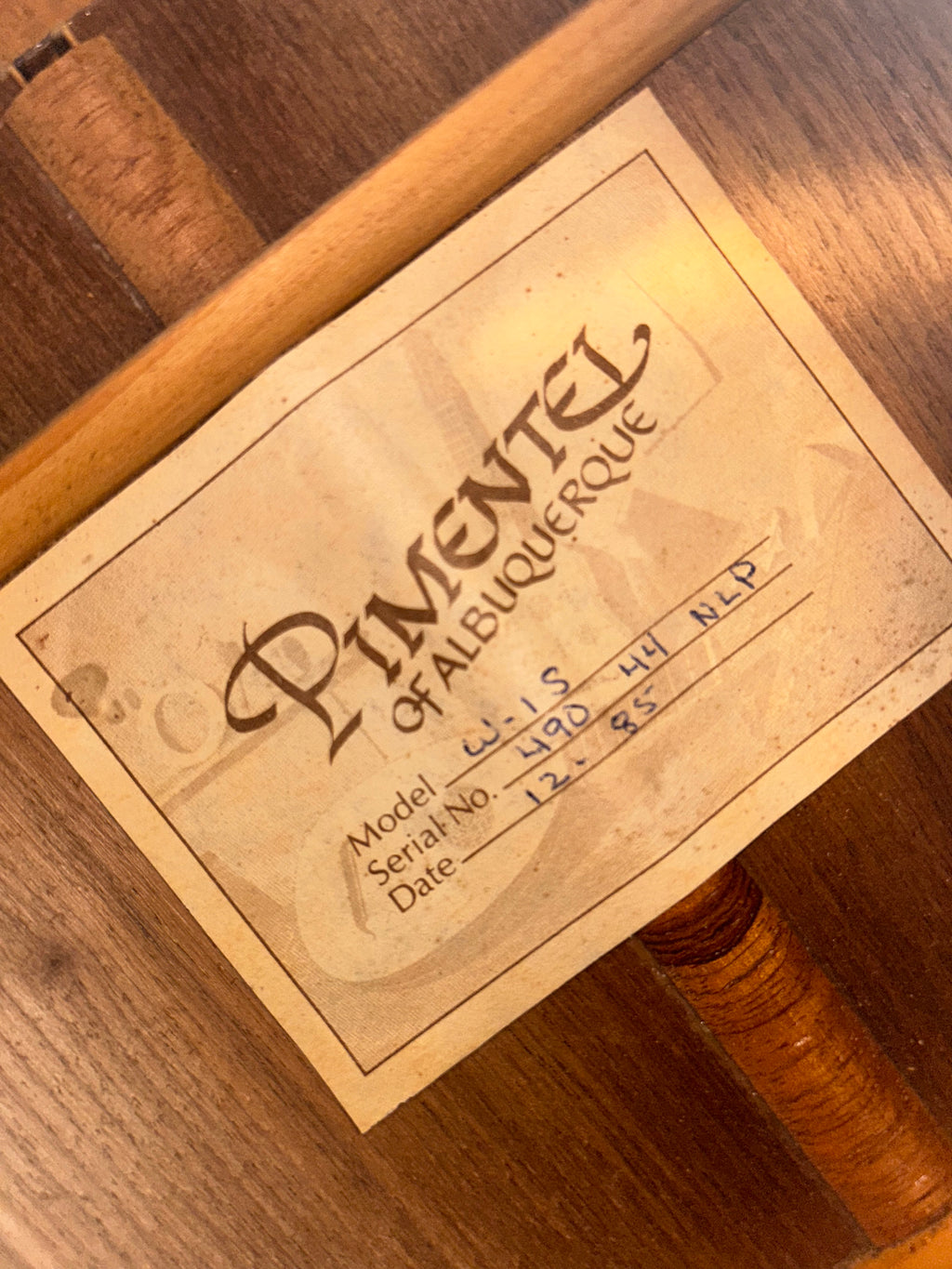 Pimentel W1-S Classical Guitar - 1985